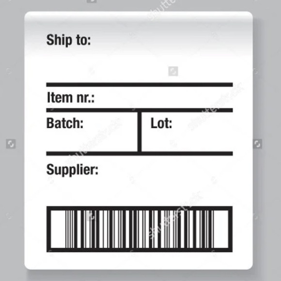 Shipping label - Picture 1 of 1
